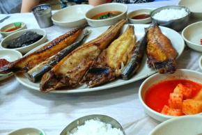 韓国 焼き魚定食