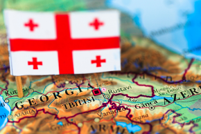 アゼルバイジャンからジョージア地図