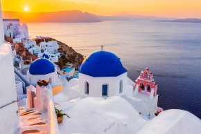 サントリーニ島サンセット