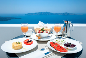 サントリーニ島ランチ