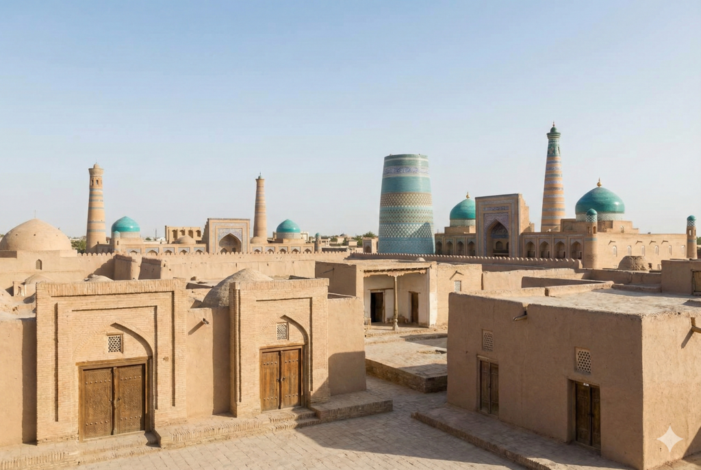 (イメージ:ヒヴァのイチャン・カラ全景)