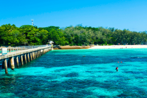 グレートバリアリーフ　グリーン島