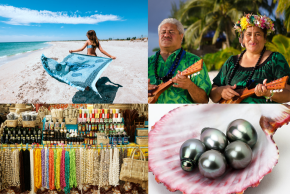 タヒチ　パペーテ市場