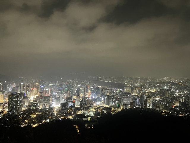 南山公園から見る夜景