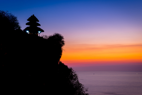 ウルワツ寺院 夕日