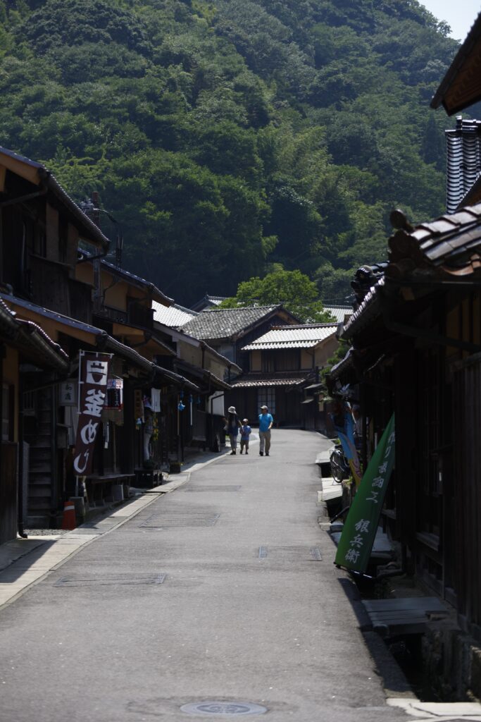 江戸時代の面影を残すノスタルジックな大森地区の町並み