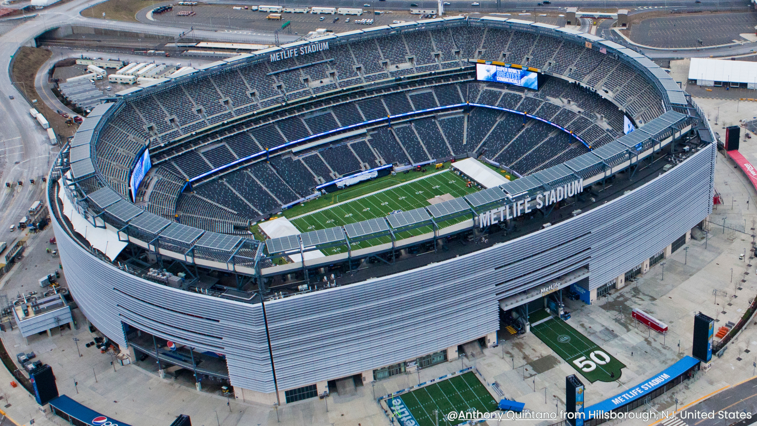 Metlife stadium (Aerial view)