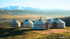 モンゴルの草原