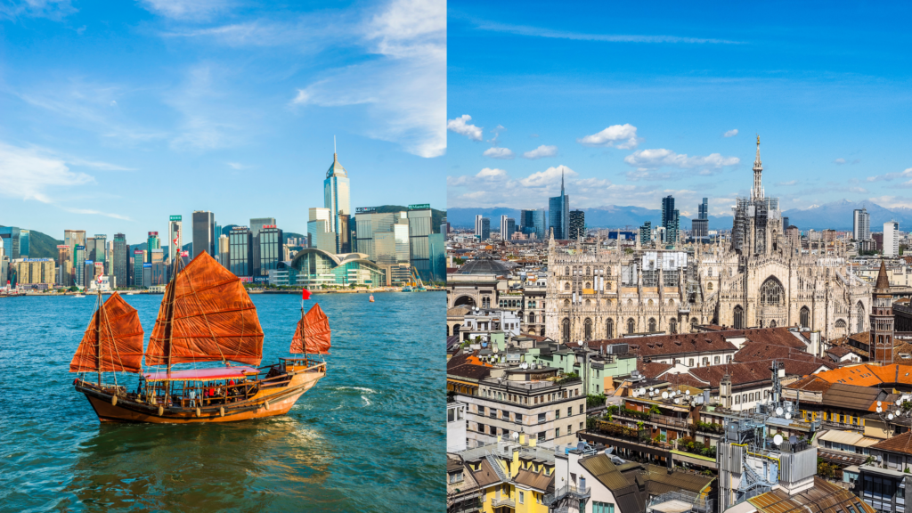 香港とミラノ