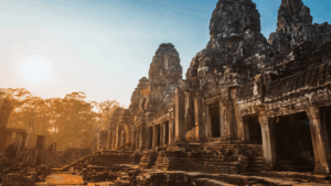 アンコールワット　バイヨン寺院