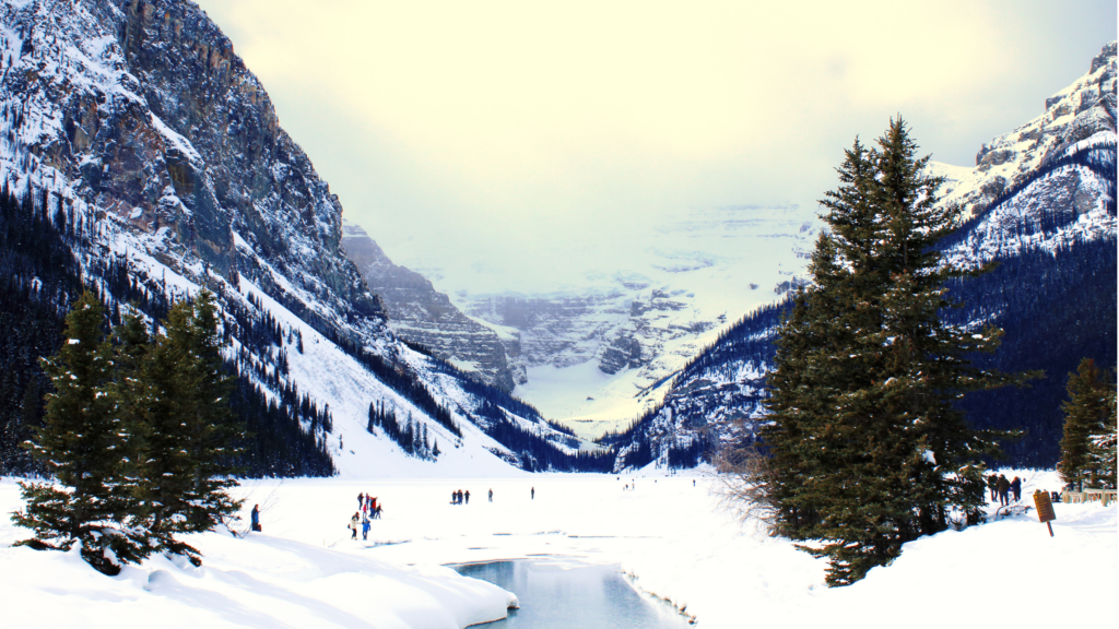 冬のカナディアンロッキー