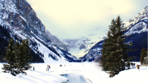 冬のカナディアンロッキー