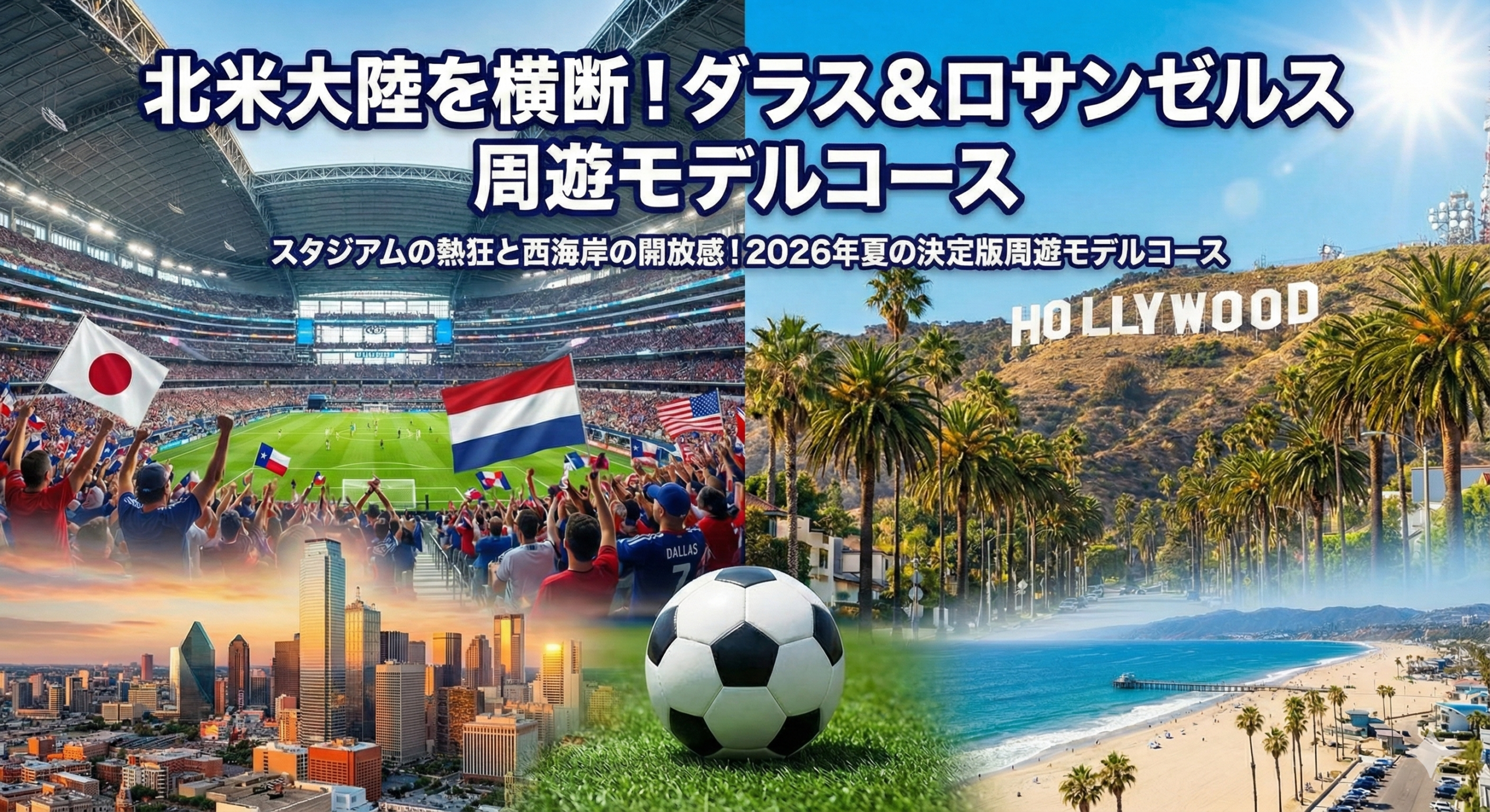 ダラス ロサンゼルス周遊 ワールドカップ