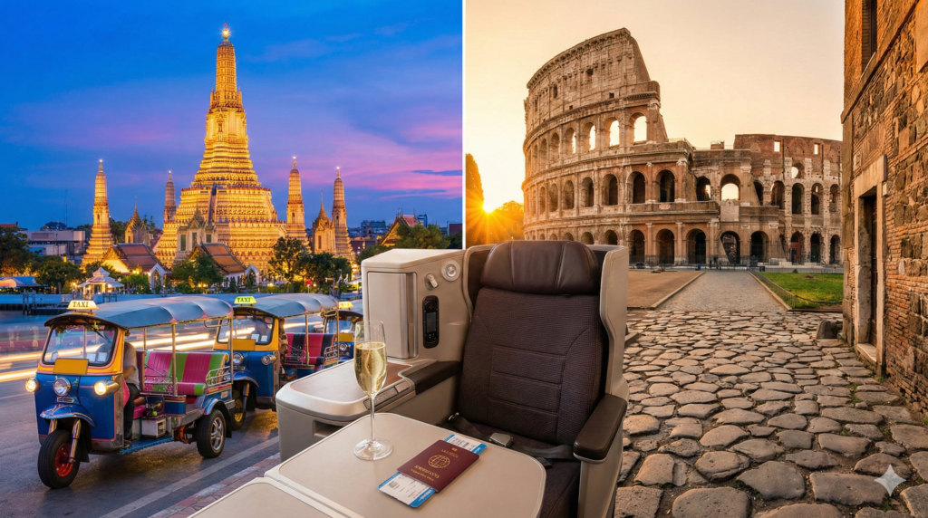 一旅二文化　イタリア　アジア