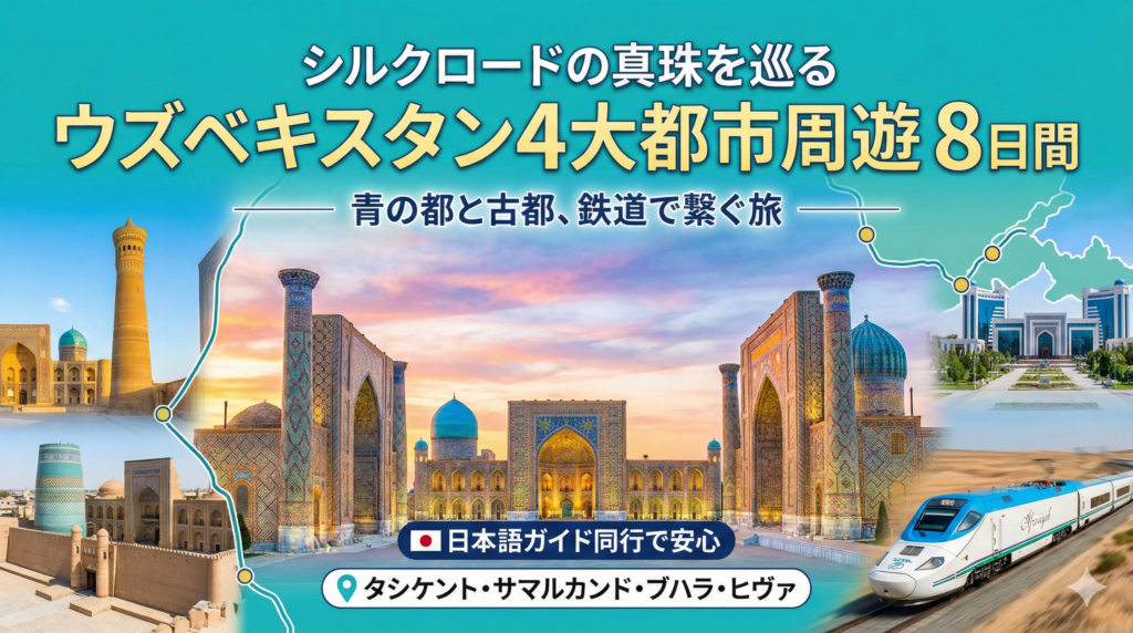 ウズベキスタン8日間