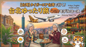 【台湾】タイガーエア台湾で行く!台北ゆったり旅 4日間 モデルコース