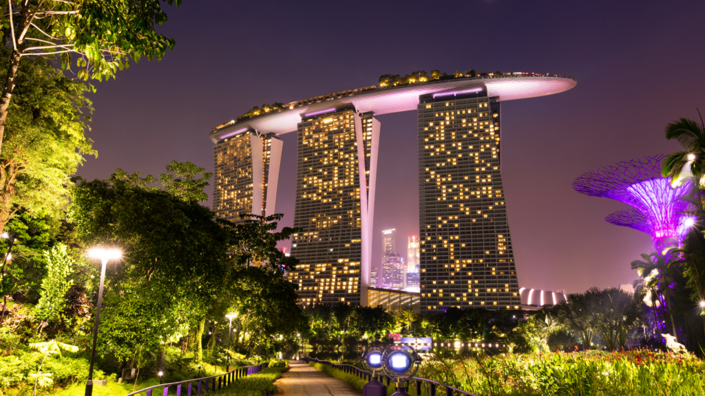 シンガポール　夜景