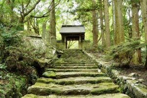 大分　国東半島　両子寺の山門