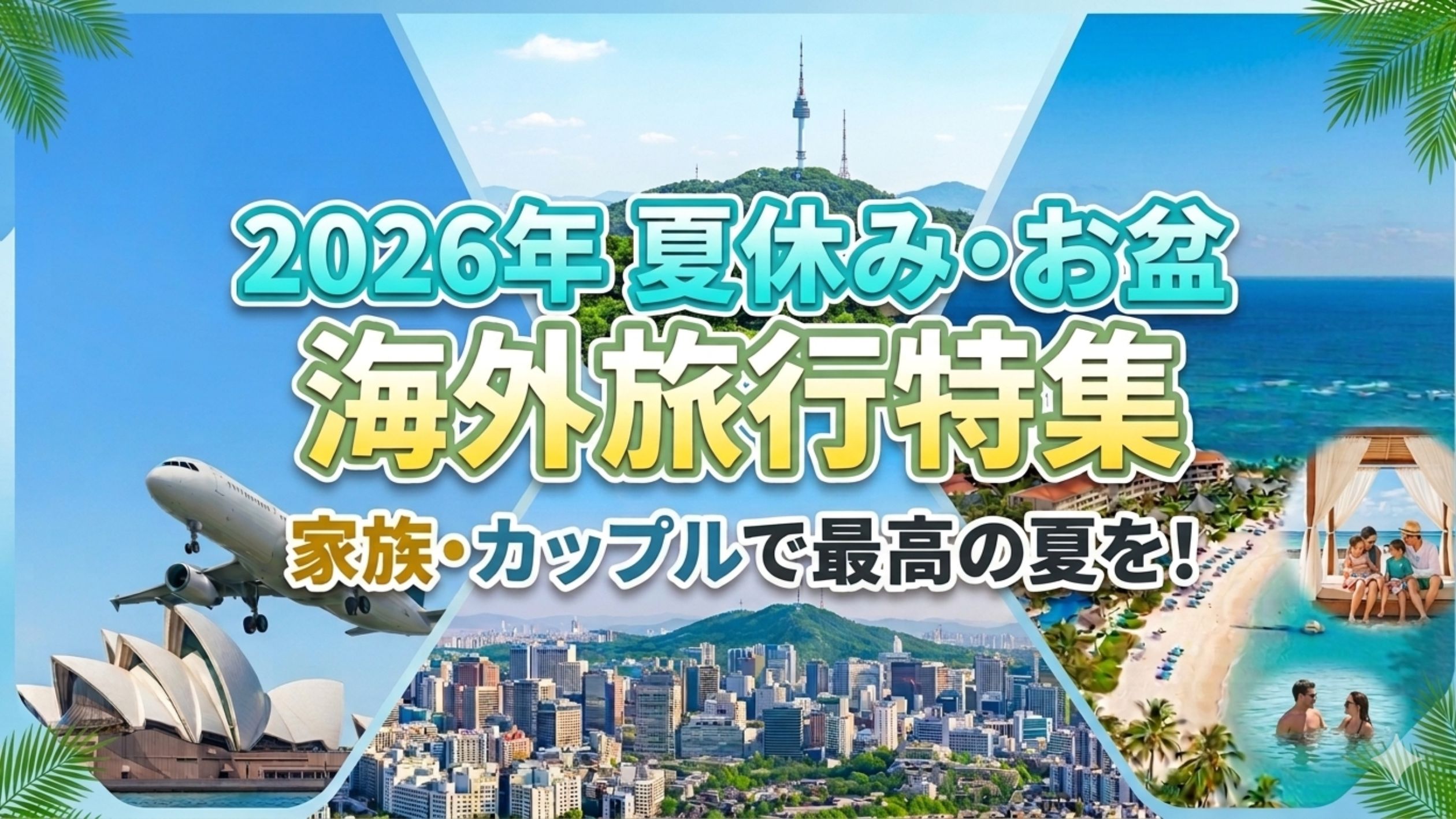 夏休み・お盆　海外旅行特集