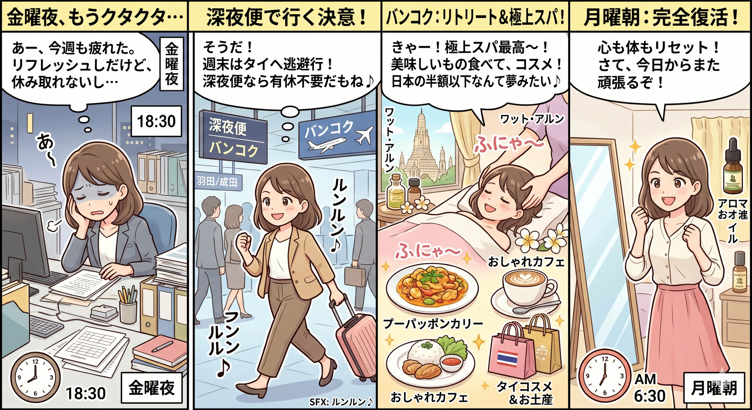 週末海外　タイ