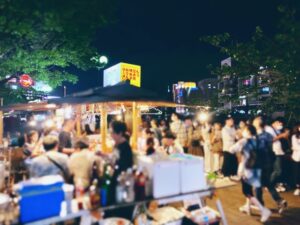 福岡中洲　屋台のイメージ　