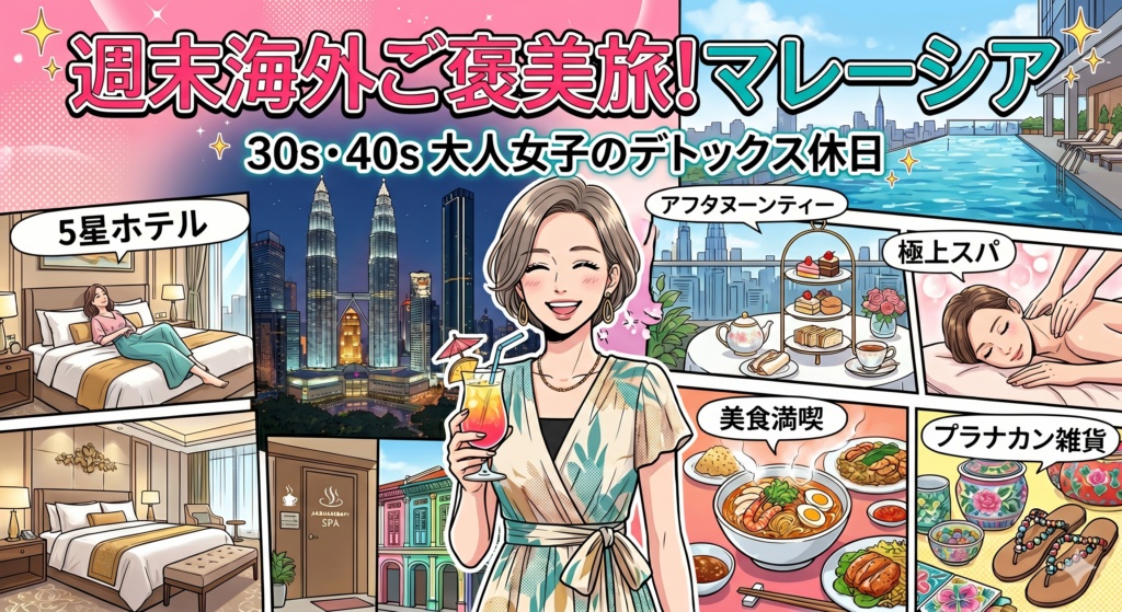週末マレーシアが30・40代女子にささる3つの理由