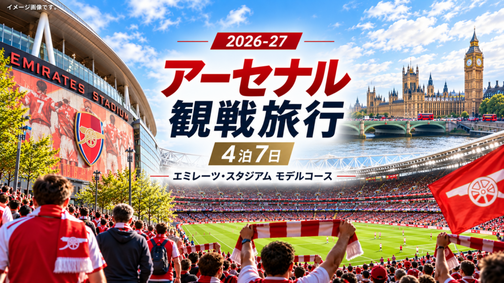 アーセナル観戦旅行 ロンドン4泊7日