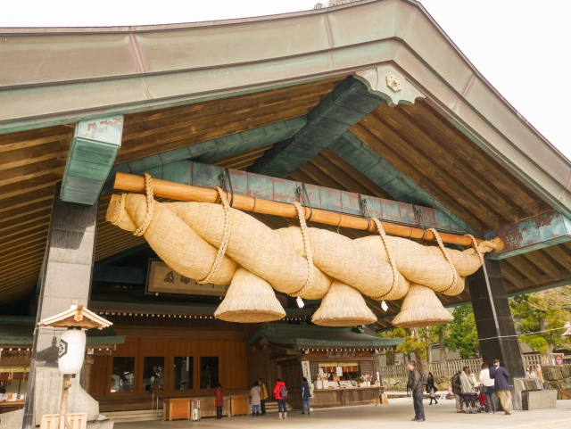 静寂に包まれる出雲大社