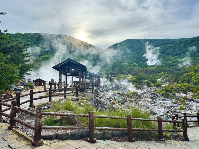 雲仙の地獄谷