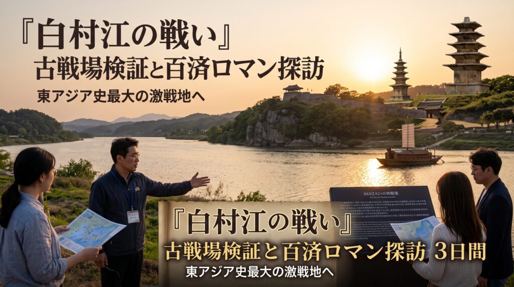 倭国はなぜ百済復興に生死を賭けたのか？東アジア最大の海戦「白村江の戦い」古戦場と百済ロマンを行く