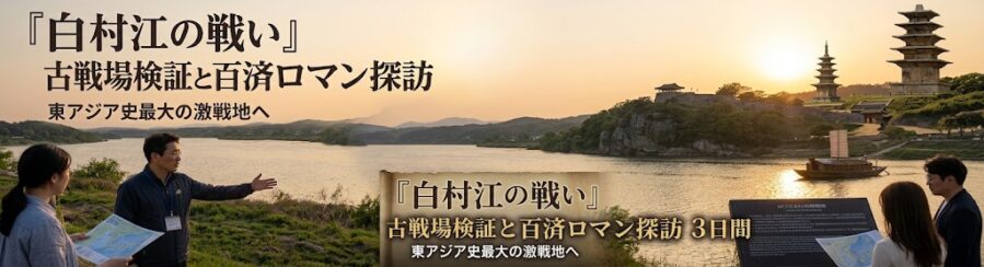 『白村江の戦い』古戦場検証と百済ロマン探訪 (イメージ)