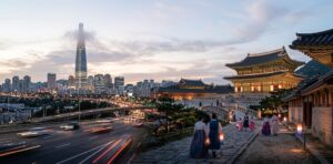 現在の韓国と古代韓国(イメージ)