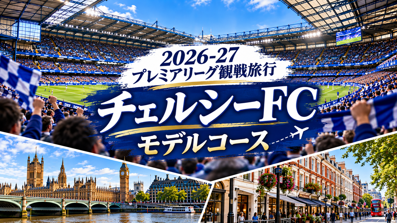チェルシーFC観戦旅行 モデルコース
