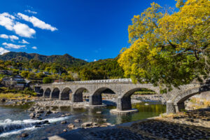 大分県 耶馬渓橋の風景