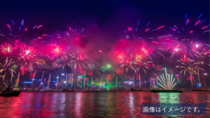香港 カウントダウン 花火